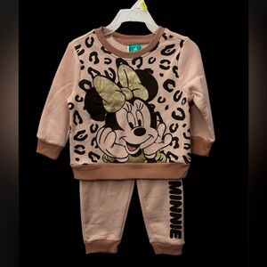 Disney Baby Pink and Gold Outfit